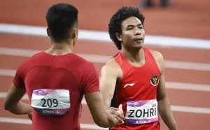 Tim Indonesia Berhasil Melaju ke Final Lari Estafet 4x100 Meter Putra Asian Games