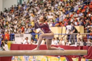 Rifda Irfanaluthfi Membuat Sejarah sebagai Atlet Senam Indonesia Pertama yang Lolos ke Olimpiade
