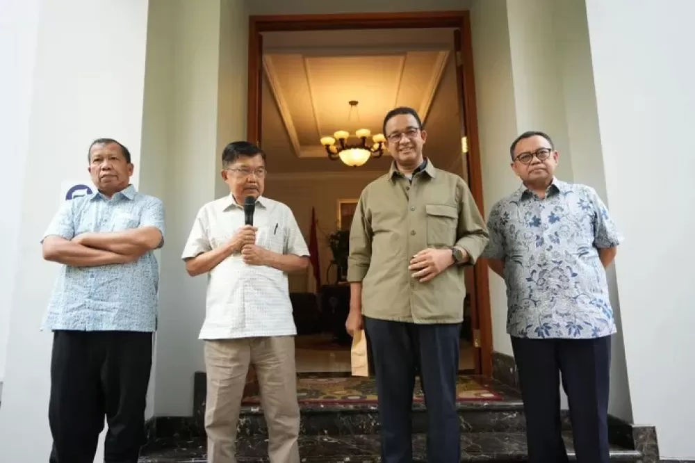 Bertemu Anies, Jusuf Kalla Membahas Pengaruh Cina yang Dinilai Terlalu Besar di Indonesia