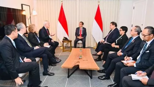 Bertemu Chairman Exxon Mobil, Presiden Jokowi Apresiasi Kerja Sama Pembangunan Kilang Petrokimia Hijau