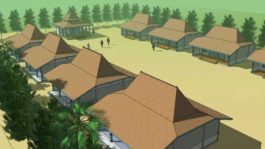 Tanean Lanjhang, Pemukiman Tradisional Masyarakat Madura