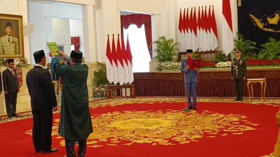 Jokowi Resmi Lantik Amran Sulaiman Jadi Menteri Pertanian