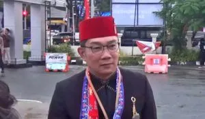 Ridwan Kamil Ikut Upacara di IKN Kenakan Pakaian Adat Betawi