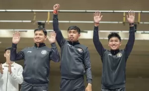 Muhammad Sejahtera Dwi Putra Raih Emas Kedua Dari Menembak di Asian Games 2022