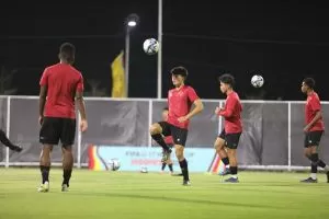 Latihan Perdana di Lapangan Resmi, Timnas U-17 Matangkan Taktik
