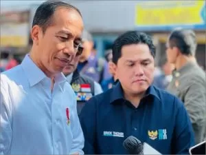 Presiden Jokowi Tunjuk Erick Thohir Jadi Menko Marves Ad Interim Gantikan Luhut