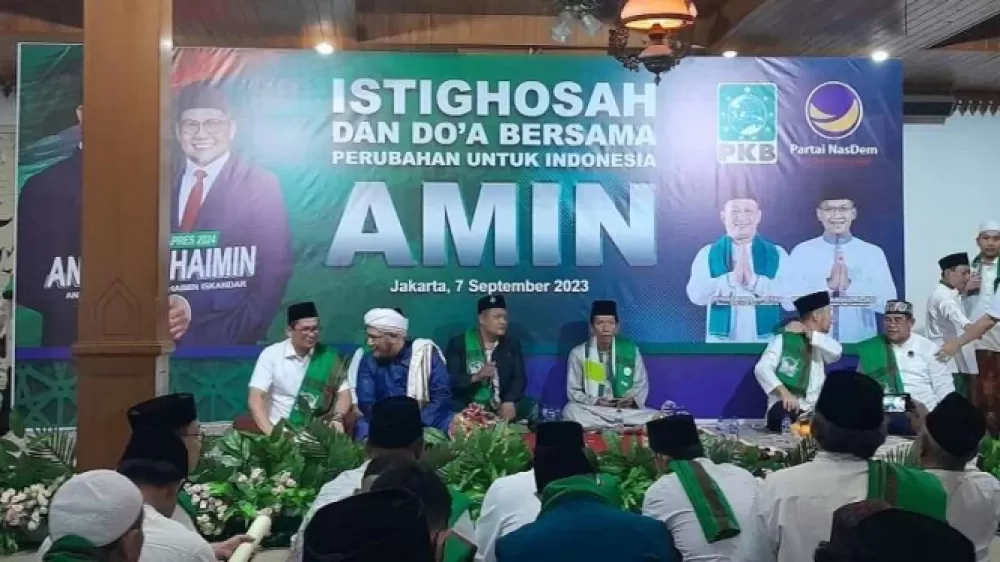 Doa Bersama NasDem dan PKB Malam Ini, Anies dan Cak Imin Tidak Hadir