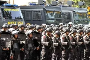 Ribuan Personel Gabungan Siaga Amankan Pendaftaran Capres-Cawapres