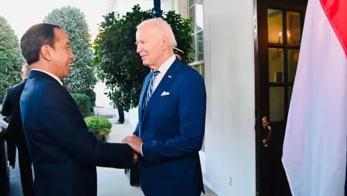 Bertemu Presiden Biden, Jokowi Ajak Kemitraan Indonesia-AS Berkontribusi untuk Perdamaian Global