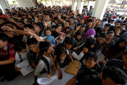 Angka pengangguran di Indonesia mencapai 7,86 juta orang